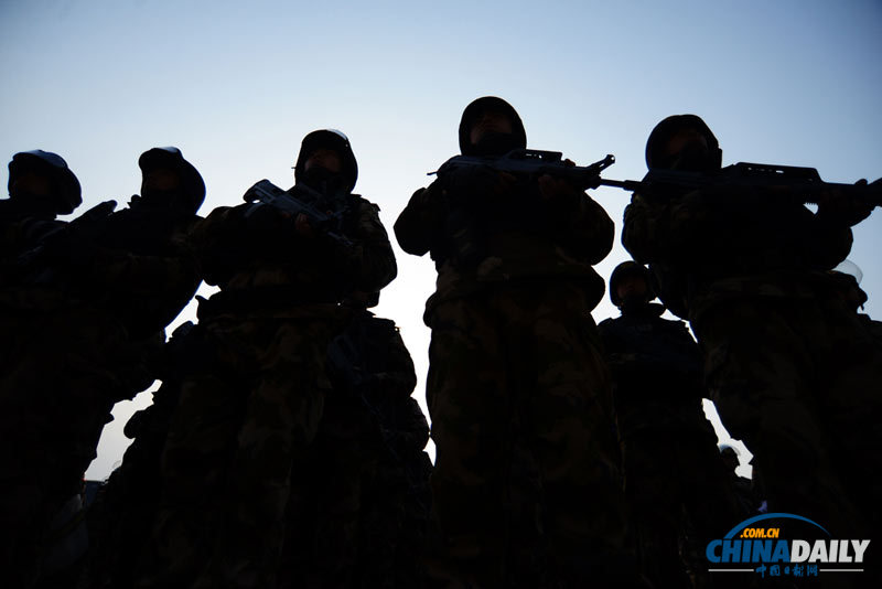 南京：武警特戰(zhàn)精英綜合演練“護航”春運