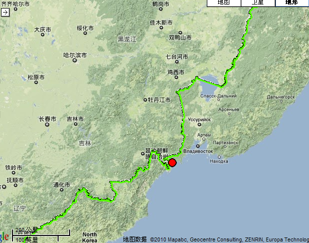 中國吉林與俄羅斯交界處發生6.5級地震