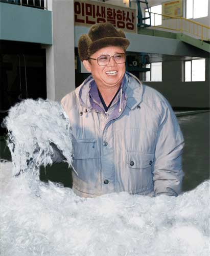 朝鮮機關(guān)報刊登圖文 紀念金正日逝世兩周年
