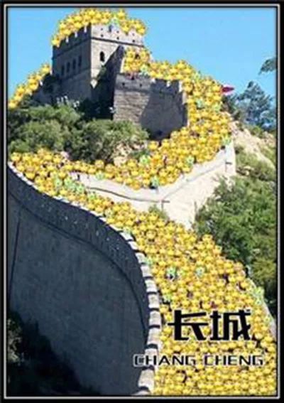 如何用英語表達國慶期間“人山人海”？