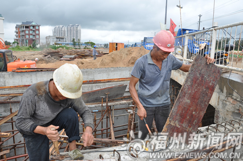 福清市小城鎮建設快馬加鞭 龍田環城東路8月完工