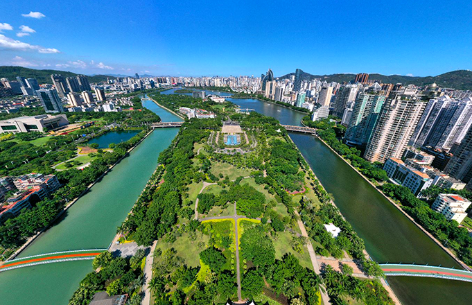 Panorama: Yundang Lake